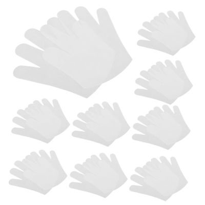 ARTSEWPLY 50pairs Moisturizing Gloves Overnight Non-Woven Nail Gloves for Dry Skin Lotion Comfort Fit for Women