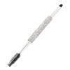 Didiseaon Eyebrow and Eyelash Brush with Rhinestone Handle Dual Ended Angled Flat Head for Precise Brow Shaping and Grooming Easy to Clean Portable Makeup Tool for Women view 1