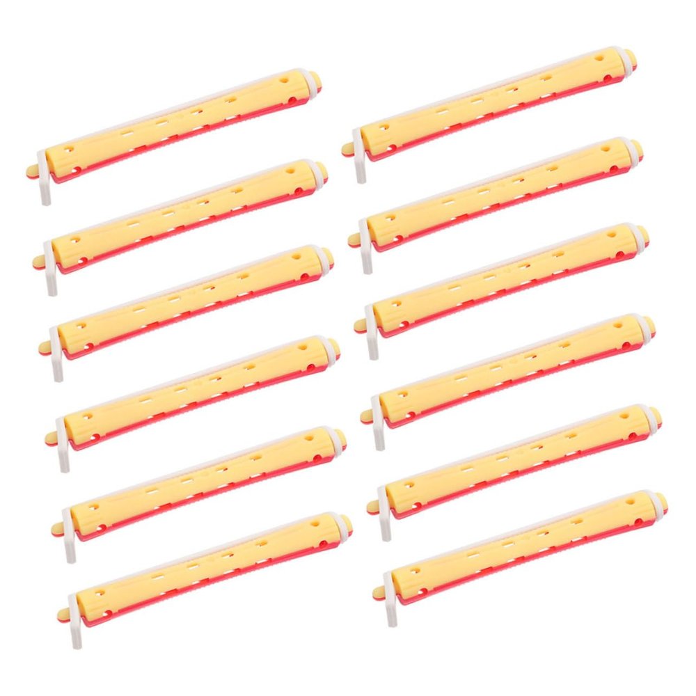 HAPINARY 24pcs Hair Perm Rods for Women Flexible Plastic Curling Rods DIY Hair Curlers Easy to Use for Creating Waves and Curls
