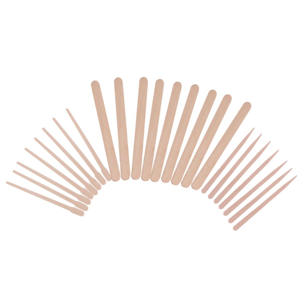 FOYTOKI 600pcs Practical Wax Rod Hair Removal Stick Pack Easy to Use for Body Face Eyebrows Cera Para