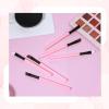 6 Pcs Angled Fine Eyeliner Brush, Angled Fine Ultra Thin Precision Liner and Eyebrow Makeup Brushes, Professional Slanted Synthetic Bristles Eyeliner Tool Eyebrow Brushes for Gel, Liquid (Pink) view 2