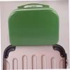 Beaupretty Cosmetic Suitcase Mini Makeup Organizer for Travel Home Storage Candy Green Makeup Case with Easy Clean Surface Accessories view 2