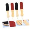 Beaupretty 4Pcs Double Sided Wooden Foot File Ergonomic Foot Care Tool for Dead Skin Removal for Home and Professional Use Durable and Easy to Hold view 3