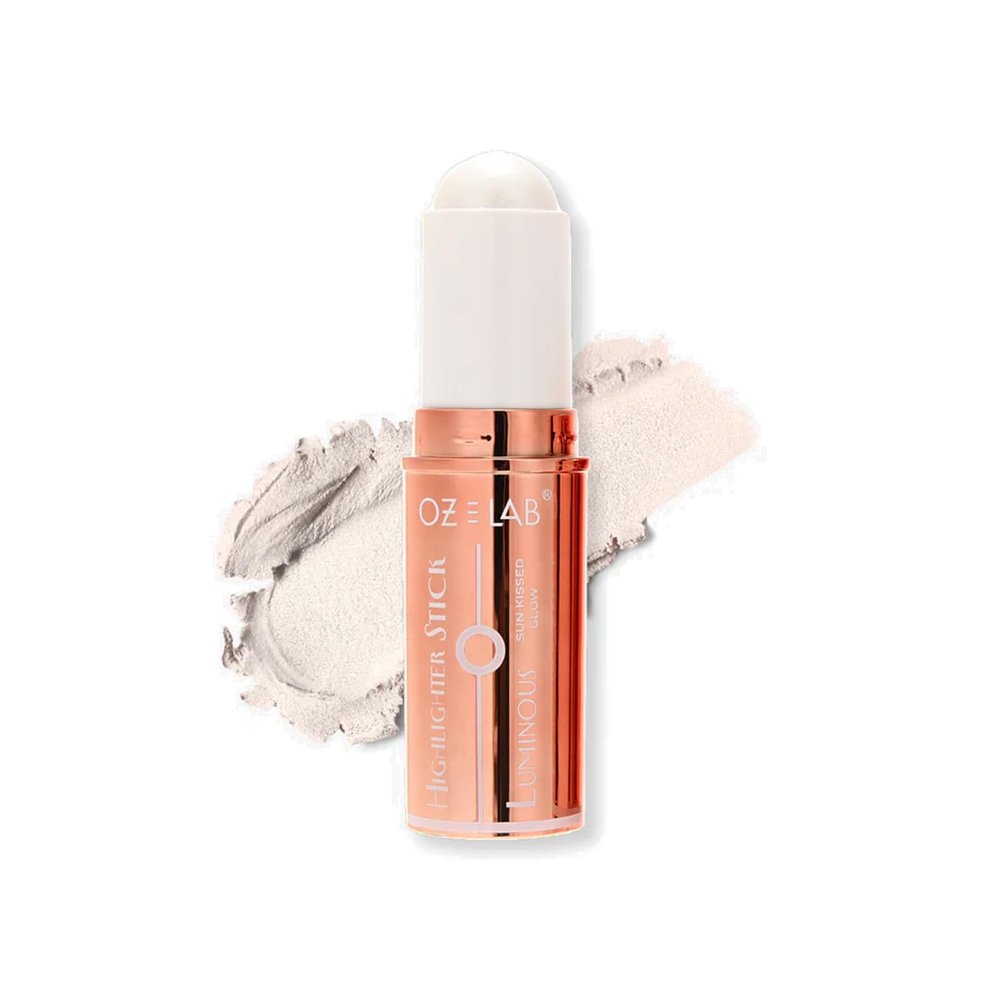OZ LAB Rise and Shine Highlighter Stick Silver Glow  Long-Lasting Creamy Glow, Buildable Shimmer, Easy Application, Vegan & Cruelty-Free 8g/0.28fl.ozpack of 1