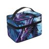 STVYUKL Purple Dragon Purple Moon Makeup Bag For Women,Waterproof Portable Travel Cosmetic Bags Large Capacity Toiletry Bag Top Handle Zipper Makeup Organizer Case view 2