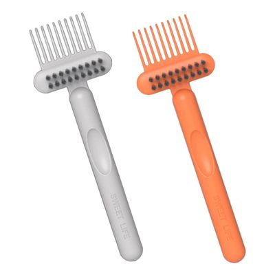 Beaupretty 2pcs Hair Brush Cleaning Tool Durable Comb Cleaner with Dual Function for Cushion Brushes Essential Cleaning Kit