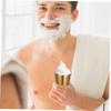 HAPINARY Stainless Steel Shaving Bowl for Men Shave Bowl with Stylish Pattern Durable Reusable Shaving Tool for Easy Lathering Addition to Any Bathroom Decor view 4