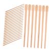 NIYANGLE 300 Pcs Waxing Sticks for Eyebrow and Facial Hair Removal Gentle Skin Friendly Applicator Sticks for Nose Eyebrow and Lip Waxing Convenient Travel Bag Included view 1