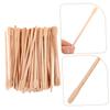 NIYANGLE 300 Pcs Waxing Sticks for Eyebrow and Facial Hair Removal Gentle Skin Friendly Applicator Sticks for Nose Eyebrow and Lip Waxing Convenient Travel Bag Included view 3