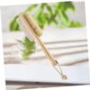 FRCOLOR Natural Bristle Foot Scrubber with Wooden Handle Pumice Stone Exfoliating Tool for Smooth Skin Remover for Pedicures Feet Care Massage Tool view 2