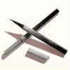 boboyes fine eyeliner waterproof, stain-resistant, long-lasting lack liquid eyeliner, or precise eye makeup applications, professional makeup Fashionable eyeliner applicator (9pcs-2#brown) view 3