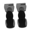 ARTSEWPLY 2pcs Chrome Shaving Brush and Safety Razor Stand Holder Set Non-Slip Base for Men's Grooming and Bathroom Organization view 1