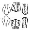 Beaupretty 6pcs Metal Hair Side Combs U Shape Hair Pins for Updo Elegant Fork Clip for Weddings Parties view 1