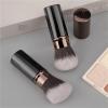 3pcs Professional Retractable Makeup Brushes Set - Blusher, Powder & Foundation for Full Face Makeup(Roundhead) view 2