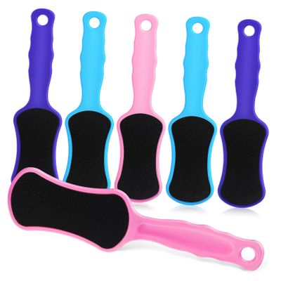 AUTSUPPL 6 Pcs Foot Files Scrubber Double Sided Tools for Smooth Skin Dead Skin Remover Durable Foot Files for Easy to Use Hard to Reach Areas