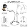 Shaving Brushes Kit For Men, 4 In 1 Shaving Brush Set Includes Badger Hair Shave Brush, Stainless Steel Shaving Bowl, Shaving Stand and Soap view 3