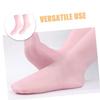 Mikikit Moisturizing Gel Socks for Dry Feet Hydrating Foot Care with Honeycomb Cushioning Soft Silicone Socks for Women Size L (40-44) for Overnight Use view 3
