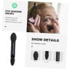 Ipetboom 10Pcs Disposable Dual Sided Eyeshadow Brush Oval Tipped Makeup Applicators with Black Handle for Travel Parties Festivals and Daily Use view 3