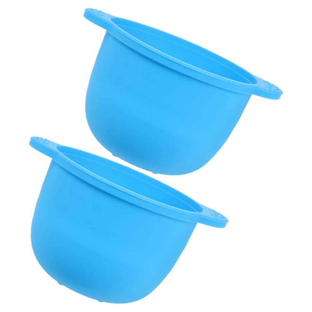 minkissy 2pcs Silicone Wax Warmer Liner Reusable Wax Melt Bowl for Hair Removal Compatible with Waxing Machines Soft and Skin Friendly Design for All Skin Types
