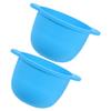 minkissy 2pcs Silicone Wax Warmer Liner Reusable Wax Melt Bowl for Hair Removal Compatible with Waxing Machines Soft and Skin Friendly Design for All Skin Types view 1
