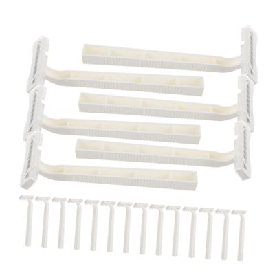 Healvian 20pcs Hotel Supply Men Beard Razor Hair Trimmer Manual Beard Trimmer Multi-use Hair Shaver