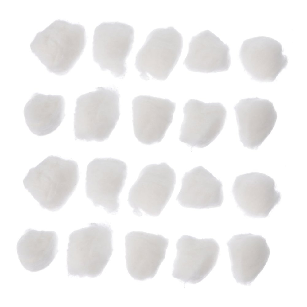 OUNONA Medical Cotton Balls 10-Pack Absorbent and Soft Cotton Balls for Wound Aid Supplies and Home Cleaning Essentials
