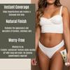 Bronze Cactus Instant Tan Water-Resistant  Smooths Skin & Conceals Imperfections | Instant Bronze Glow That Resists Water | Natural Looking Tan | Transfer Proof Finish | Face & Body Application view 3
