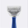 Harry's Original Razor for Men - Razor Handle and Blade Cartridge - Shaving Gift Set for Him - German Engineered - Indigo Blue view 2