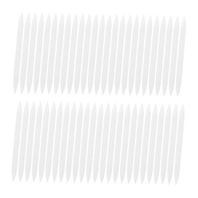 Healvian 50pcs Eyeliner Brush Accessory Kit Soft Replacement Brush Heads for Eyeliner Pens Diy Makeup Tool