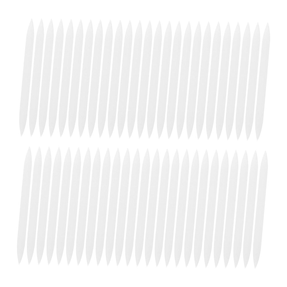 Healvian 50pcs Eyeliner Brush Accessory Kit Soft Replacement Brush Heads for Eyeliner Pens Diy Makeup Tool