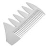 Beaupretty Dual-Sided Zinc Alloy Shaving Comb Pocket Size for Men  Anti-Static Beard Grooming Brush view 1