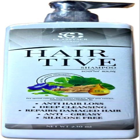 Hairtive Shampoo Reduces hair loss Accelerates hair growth Reduces oily hair Eliminates dandruff and New hair growth. 230 ml (8.11 Oz.)