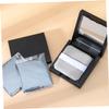 VINTORKY Facial Oil Absorbing Paper with Portable Mirror Makeup Puff 1 Set Oil Control Sheets for Oily Skin for Men and Women view 4