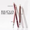 FITGLOW Beauty Vegan Lip Liner Pencil Trio | Hydrating Plumping Lip Liner Kit with Blending Brush | Smudge-Proof Lip Perfector | Define & Sculpt | Natural Lip Enhancer | 3pk - Muted Mauve, Buff, Root view 2