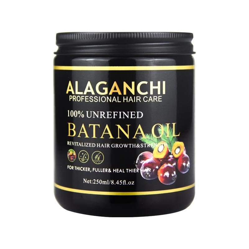 Batana Oil for Hair Growth and Strength | 100% Unrefined | 100% Pure Batana Oil from Honduras | For Thicker, Fuller, and Healthier Hair | 250 ml Large Size
