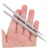 Beaupretty 2Pcs Stainless Steel Cuticle Pusher Ergonomic Nail Art Tools for Removing Dead Skin Durable Manicure Accessories for Professional Salon Home Use view 3