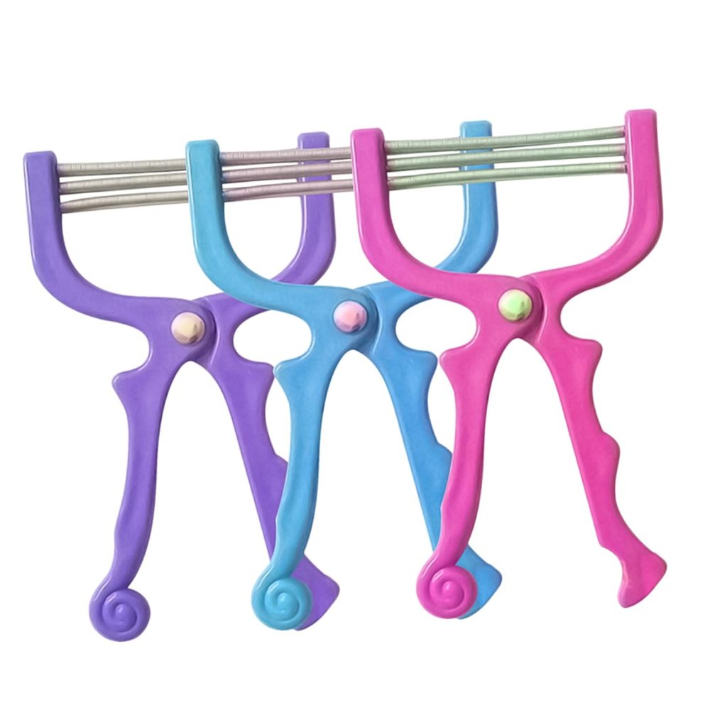 GALPADA 3Pcs Portable Facial Hair Remover Painless Epilators for Women Men Special Spring Hair Removal Tool for Chin Cheeks Upper Lip Easy to Use