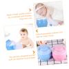 Beaupretty 2pcs Soft Puff with Storage Case Automatic Dispensing Talcum Puff for Infants for Kids for Travel view 4