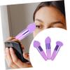 Ipetboom 3Pcs Mushroom Makeup Brush Set Heart Shaped Cosmetic Pens for Women Versatile Travel Makeup Tools Dry Wet Applicators view 3