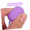 Ipetboom 3Pcs Mushroom Makeup Brush Set Heart Shaped Cosmetic Pens for Women Versatile Travel Makeup Tools Dry Wet Applicators view 4