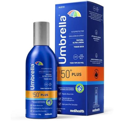 Umbrella Plus Spray 50+, broad spectrum Sunscreen 120G