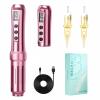 BIOMASER U1 Tattoo Gun,Wireless PMU Tattoo Machine Eyebrows & Lips, Professional Permanent Makeup Machine Rotary Tattoo Pen, Scalp Micropigmentation(Pink) view 1