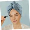 HAPINARY Waffle Weave Hair Drying Caps 2-Pack Quick-Dry Water Absorbent Shower Hats for Adults Breathable Hair Towel Wraps Suitable for Home Use and Travel view 4