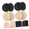 HAKIDZEL 4pairs Open Toe High Heel Socks Women Nylons Half Pads Socks Breathable Odor Absorbent Invisible for Summer view 3