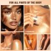 Body Glow Oil, SPF 35 Sunscreen Shimmer Body Oil, Waterproof Non Sticky Moisturizing Coconut, Lightweight Glowing Lotion, Gives Skin a Glowy Finish 2.03 fl oz, ROSE view 4