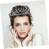 ERINGOGO Baroque Crown Headpiece for Women Headdress Eye Catching Design for Parties Events Comfortable Head Shapes view 3