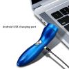USB Rechargeable Shaver Travel Friendly Electric Trimmer with Powerful Motor Shaving Device for Office Hotel Airport Use view 3