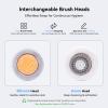 PURTIF Original Replacement Heads for PURTIF Face Scrubber and Facial Brush, for Better Skin Health, 1 Silicone and 1 Bristle Head in Package, Food Grade, Easy-to-Clean, Easy to Install view 2