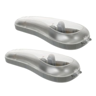 OATIPHO 2 Pcs Portable Razor Case Travel Razor Protector Holder Plastic Shaver Storage for Men and Women Compact and Lightweight Travel Accessory