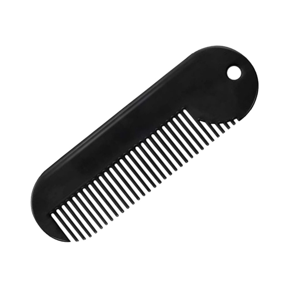 Beaupretty Portable Zinc Alloy Beard Comb for Men Sturdy Hair Styling Tool Travel Size Grooming Accessory for Beard Care and Shaping
